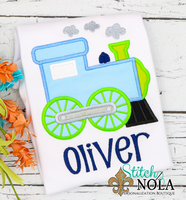 Personalized Train Appliqué