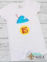Personalized Snowball With Monogram Appliqué Shirt