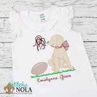 Personalized Football Dog Sketch Shirt