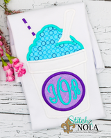 Personalized Snowball With Monogram Appliqué Shirt