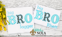Personalized Big Bro Applique Shirt