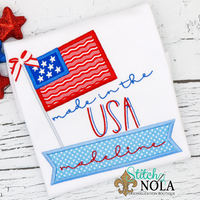 Personalized Made In The USA Applique Shirt