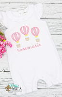Personalized Hot Air Balloon Trio Sketch Shirt