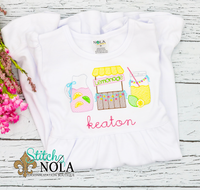 Personalized Lemonade Stand Trio Sketch Shirt