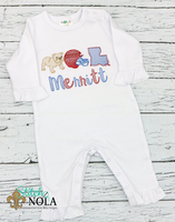 Personalized Bulldog Football Trio Sketch Shirt