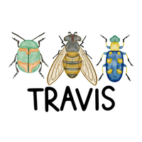 Personalized Bug Trio Printed Shirt