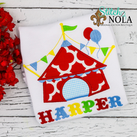 Personalized Circus Applique Shirt