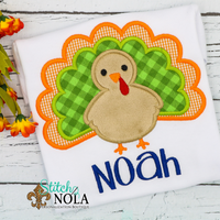 Personalized Turkey Applique Shirt