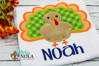Personalized Turkey Applique Shirt