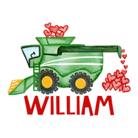 Boy Valentine Combine Printed Shirt