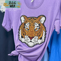 Sequin Tiger Face Tee