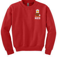 NES Gildan Heavy Blend Crewneck Sweatshirt Left Chest