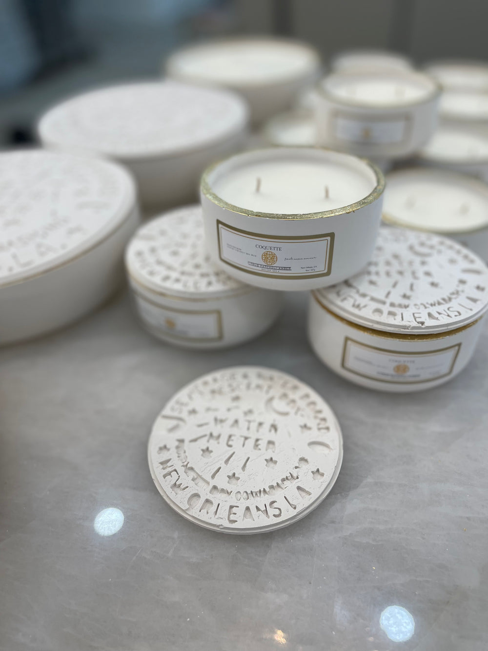 Water Meter Handcrafted Candle