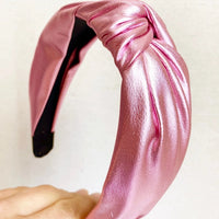 Pink Metallic Headband