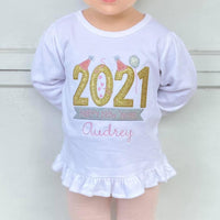 Personalized Happy New Year Applique Shirt