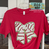 Sequin Snack Bow Tee