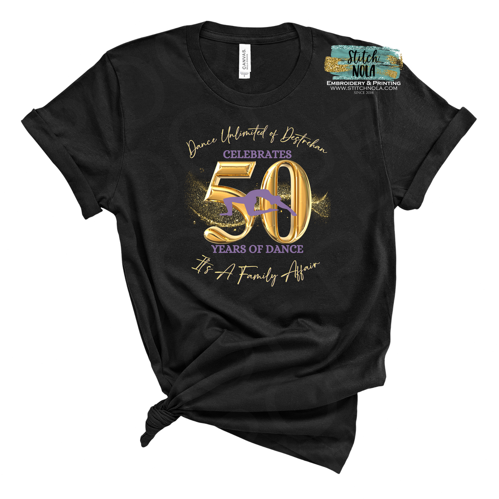 Dance Unlimited 50th Anniversary Printed Tee