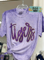 Sequin Script Tigers Tee
