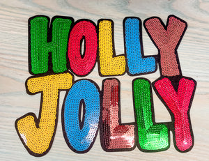 Holly Jolly Sequin Patch
