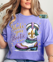 Mardi Gras Shake Your Bootie Graphic Tee
