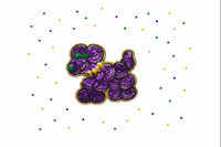 Mini Mardi Gras Sequin Patch
