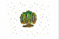 Mini Mardi Gras Sequin Patch
