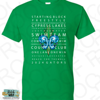 Cypress Lakes Swim Team 2024 Shirt