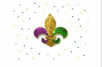 Mini Mardi Gras Sequin Patch
