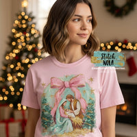Printed Nativity Graphic Tee or Sweatshirt