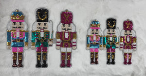 Christmas Solider Trio Sequin Patch