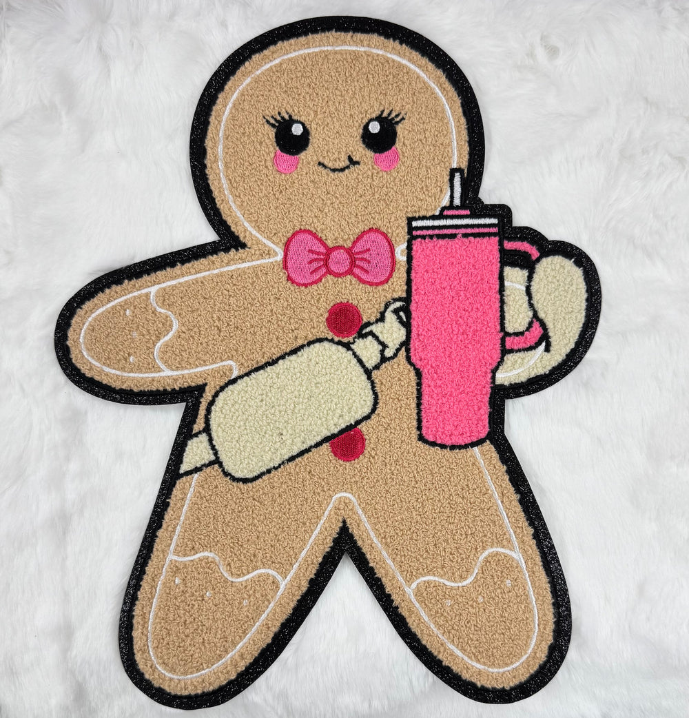 Gingerbread Chenille Patch