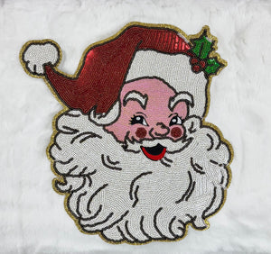 Santa Sequin Patch