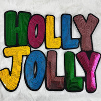 Holly Jolly Sequin Patch