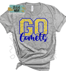 Go Comets Printed Tee