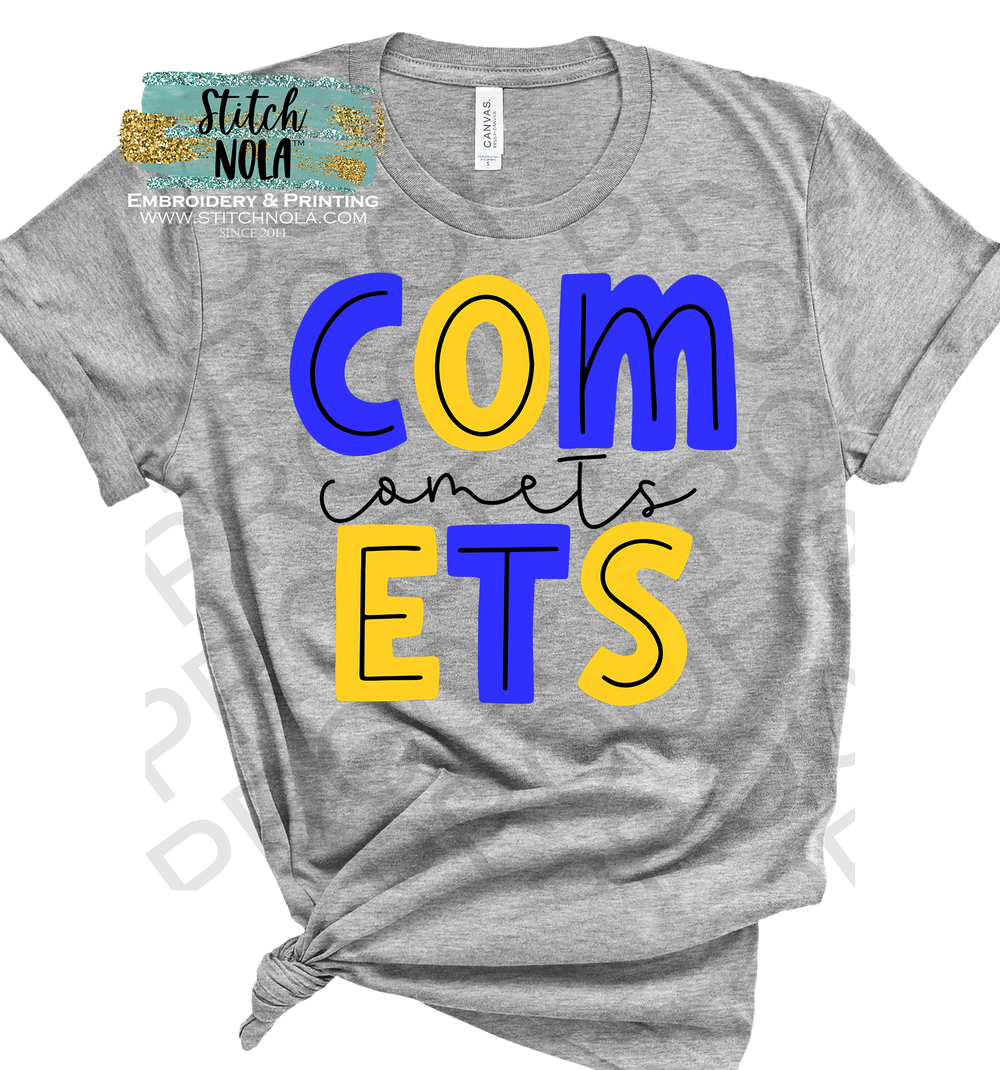 Comets Printed Tee