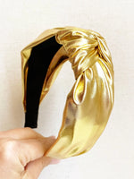 Gold Metallic Headband
