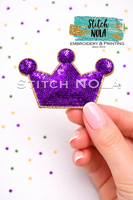 Mini Mardi Gras Sequin Patch
