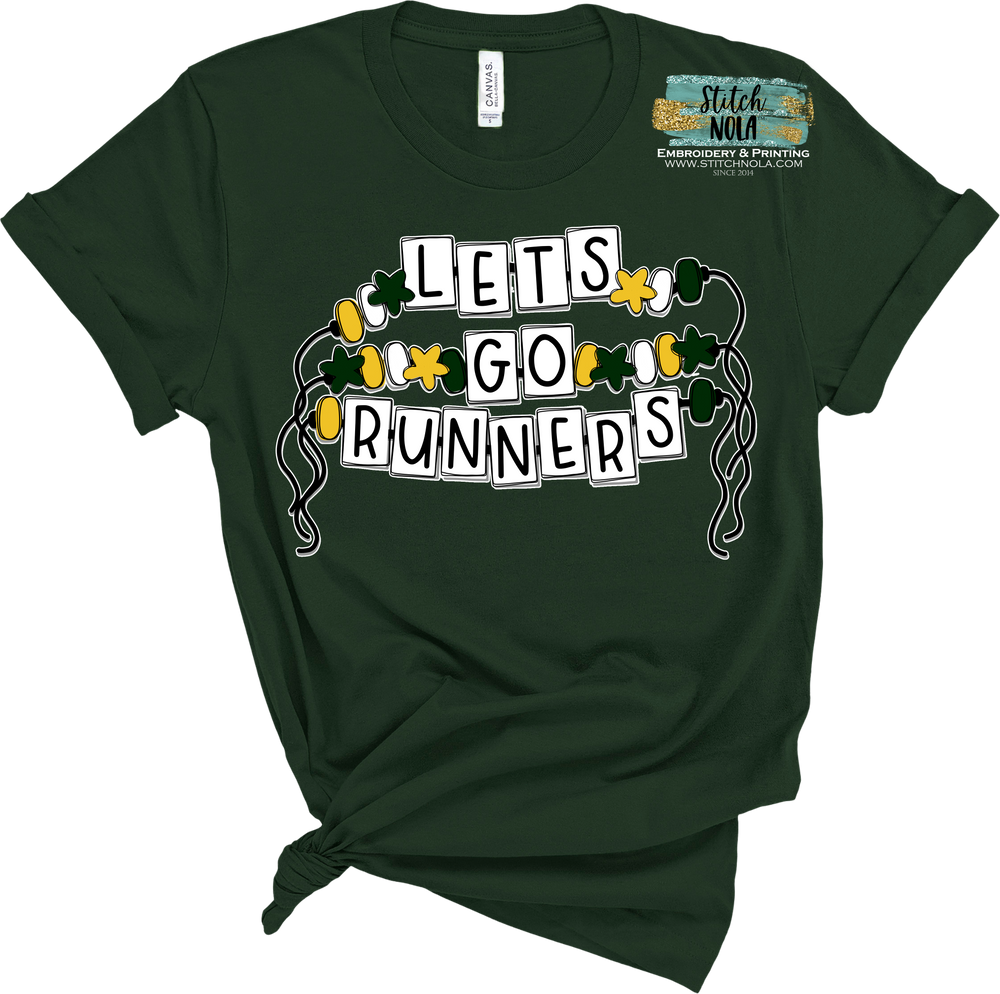 Let’s Go Runners Friendship Bracelet Printed Tee