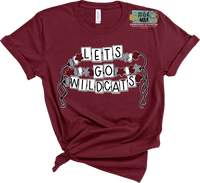 Let’s Go Wildcats Friendship Bracelet Printed Tee
