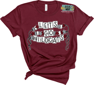 Let’s Go Wildcats Friendship Bracelet Printed Tee