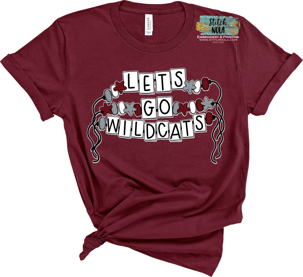 Let’s Go Wildcats Friendship Bracelet Printed Tee