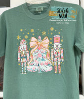 Toy Solider and Christmas Tree Trio Printer Tee
