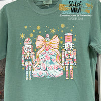 Toy Solider and Christmas Tree Trio Printer Tee