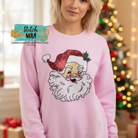 Sequin Santa Patch Sweatshirt