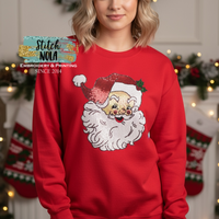 Sequin Santa Patch Sweatshirt