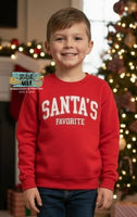 Santa’s Favorite Printed Sweatshirt

