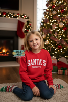 Santa’s Favorite Printed Sweatshirt
