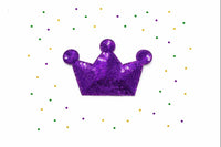 Mini Mardi Gras Sequin Patch
