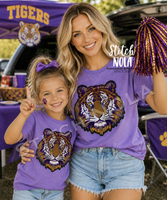Sequin Tiger Head Tee
