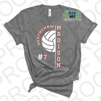 Destrehan Booster Club Volleyball Printed Tee